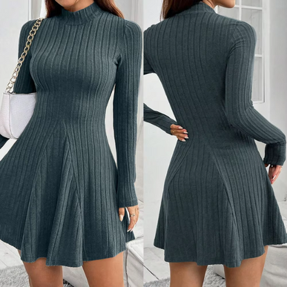 Lana – Neck Flare Dress