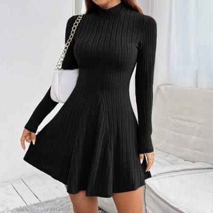 Lana – Neck Flare Dress