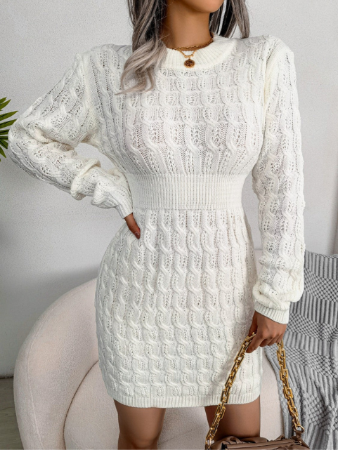 BELLA - Knit Mini Wrap Dress